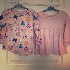 BabyGap Bundle of 2 pink tops